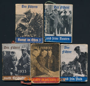 194144 - 1940 NAZI PROPAGANDA/ GERMANY / DER FÜHRER  comp. 5 pcs of 