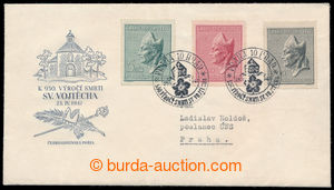 194256 - 1947 ministerial FDC M 2/47, St. Adalbert., mounted stamp. P