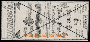 194297 - 1771 Richter 15F, blank form 1000 Gulden