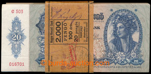 194325 - 1941 [SBÍRKY]  MAĎARSKO Ba.H8, 20 Pengö, série C 503, ko