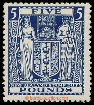194342 - 1950 SG.F211w, poštovně fiskální Znak £5 indigo s p