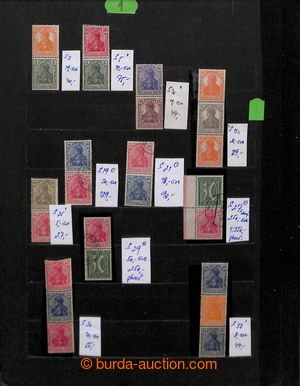 194488 - 1900-1935 [SBÍRKY]  partie spojek na 3 kartách A4, předev