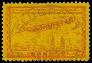 194520 - 1913 POLOÚŘEDNÍ LETECKÉ VYDÁNÍ  Mi.11a, Let Zeppelinu 