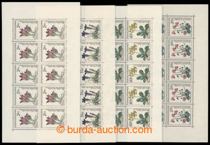 194697 - 1960 Pof.PL1148-1153, Květiny, kompletní série, hodnota 2
