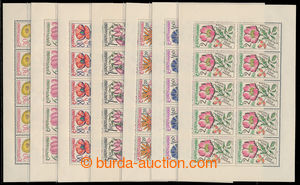 194701 - 1965 Pof.PL1489-1495, Léčivé rostliny, kompletní série;