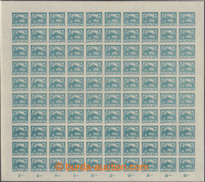 194939 -  Pof.8, 20h blue-green, plate 2, complete 100 pcs of counter