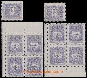 194962 - 1954-1963 Pof.D86A + D88A, Postage due stmp 1,20Kčs with pl
