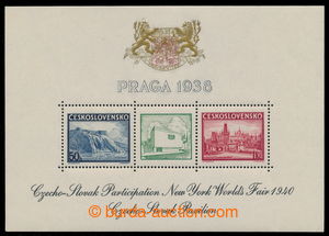 194970 - 1940 AS9e, aršík Praga 1938, výstava NY 1940, zelený pav