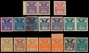 194993 -  Pof.144C, 5h violet as Pr with L margin, horiz. comb HZ14 +