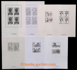 195086 - 1994-2000 PTR1-PTR7, comp. 7 pcs of commemorative prints Cze