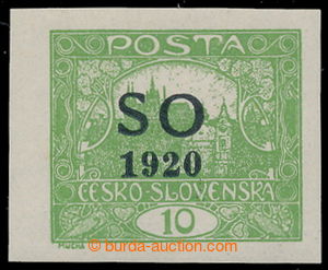 195104 -  Pof.SO4, Hradčany 10h zelená, široký levý okraj, ZP 51