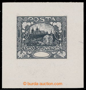195143 -  PLATE PROOF  in black color, 5th stage of printing, die pro
