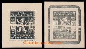195182 -  Pof.SK1ZT + SK2ZT, comp. 2 pcs of proof copy-print cliché 