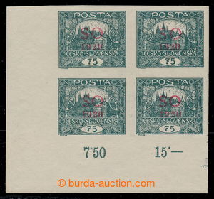 195197 -  Pof.SO15 STs, Hradčany 75h šedozelená, levý dolní roho