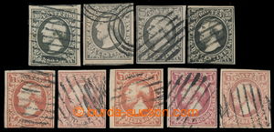 195291 - 1852 Mi1(4x), 2(6x), William III. 10C, 4 pcs + 1Sgr, 6 pcs, 