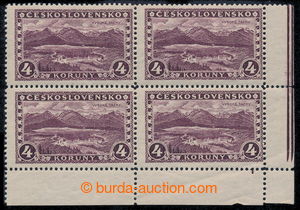 195351 -  Pof.231, Prague, Tatras 4Kč violet, without watermark, low