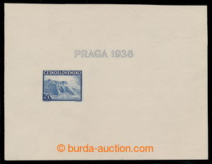 195443 - 1938 PLATE PROOF  Pof.A342/343, imperforated miniature sheet