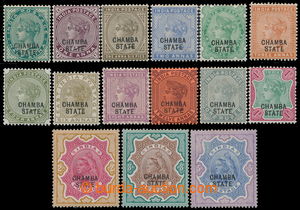 195511 - 1887 SG.1-21, nominal complete set (Sc.1-15), Victoria 1/2A-
