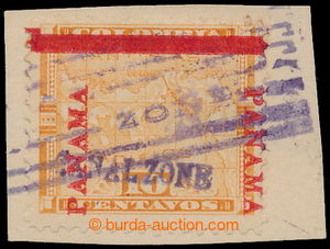 195563 - 1904 SPRÁVA USA  Sc.3, kolumbijská 10C žlutá s červený