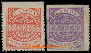 195583 - 1879-1880 SG.6, 11; lithographic issue EXPRESS (S.T. Leigh &