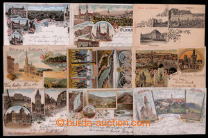 195725 - 1898-1917 BOHEMIA, MORAVIA  comp. 9 pcs of mainly lithograph