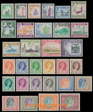 195842 - 1954-1959 SG.1-15, Elizabeth II. ½P-£1; and SG.18-