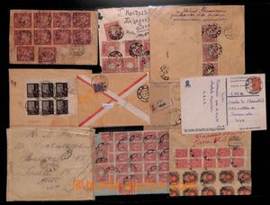 195877 - 1921-1923 selection of 22 letters and 3x card, all with infl