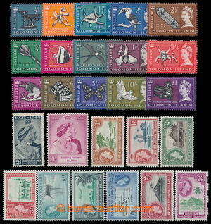 195882 - 1949-1965 SG.75-76, 103-111, 112-126, Alžběta II., 3 kompl