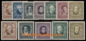 195905 - 1922 Mi.418A-424A,  418B-424B; Composers, 2 sets in both typ