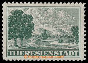 195955 - 1943 Pof.Pr1A, Admission stamp. Terezín, line perforation 1