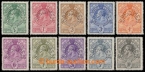 196052 - 1933 SG.11s-20s, George V., perf SPECIMEN; very nice and com