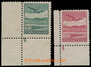 196102 -  Pof.L7A, 50h green, line perforation 12¼;, type I., co