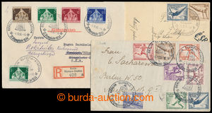 196123 - 1936 Olympic Games 1936 / set of 3 entires: a) Reg letter se