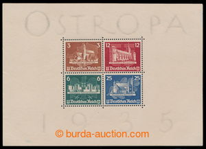 196136 - 1935 Mi.Bl.3, miniature sheet OSTROPA; right size 148x105mm,