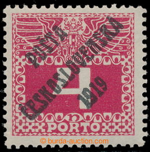 196143 -  Pof.66, Large numerals 4h, type I.; expert Benes