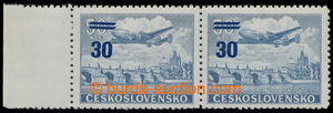 196172 - 1949 Pof.L32ST, Overprint issue provisional 30/50Kčs, horiz