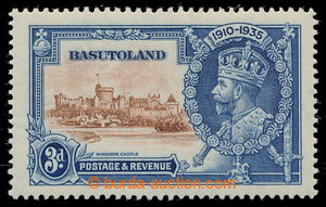 196216 - 1935 SG.13g, Jubilee George V. 3P with plate variety - Dot t