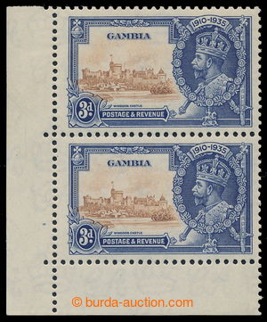 196229 - 1935 SG.144+144a, Jubilee George V. 3P, corner Pr, upper sta