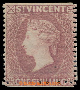 196258 - 1872-1875 SG.20, Viktorie 1Sh fialově - růžová, nepouži