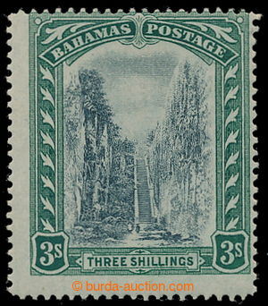 196272 - 1911-1919 SG.80y, Kingdom stairway 3Sh black / green with IN
