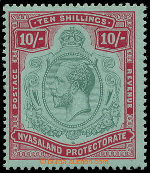 196273 - 1913-1921 SG.96d, George V. 10Sh with plate variety Nick in 