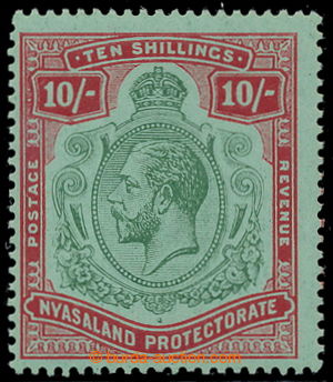 196274 - 1913-1921 SG.96eb, George V. 10Sh with plate variety Broken 