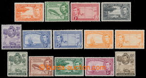 196277 - 1938-1948 SG.115-126, George VI. - Country Motives ¼P -