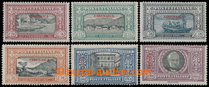 196452 - 1924 Sass.11-16, Manzoni 10C-5L, complete and very fine set,