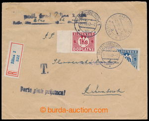 196527 - 1942 Nevyplacený R-dopis adresovaný do Ružomberoku - vycl