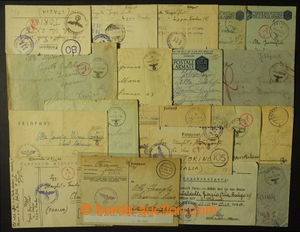 196542 - 1943-1944 [SBÍRKY]  NĚMECKÁ POLNÍ POŠTA V ITÁLII  sest