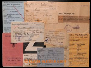 196558 - 1943-1945 DOCUMENTS FROM II. WORLD.WAR selection of 30 vario
