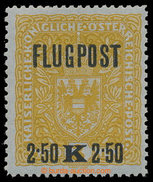 196569 - 1918 LETECKÉ 1918  ANK226x C, Flugpost 2,50K žlutá, úzk