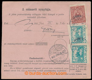 196644 - 1919 SMÍŠENÁ SOUBĚŽNÁ FRANAKTURA  larger part Hungaria