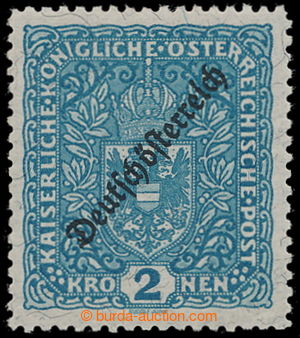 196688 - 1919 ANK.243 I Ba, 2K blue, wide format, line perforation 11